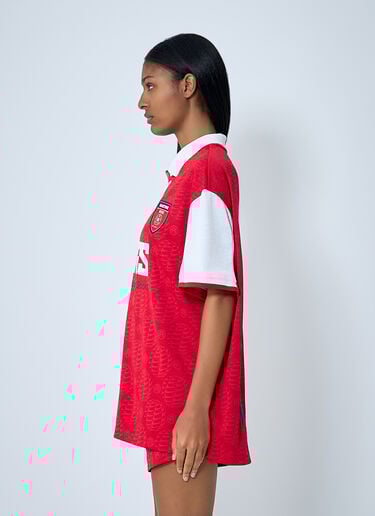 Nike x Martine Rose ロゴモチーフ ポロシャツ 赤 nik0362106