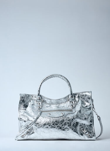 Balenciaga Medium Le City Handbag Silver bal0259041