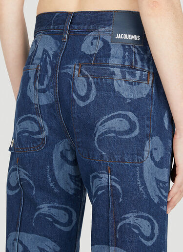 Jacquemus Le De Nimes Bordado Jeans Denim jac0251047