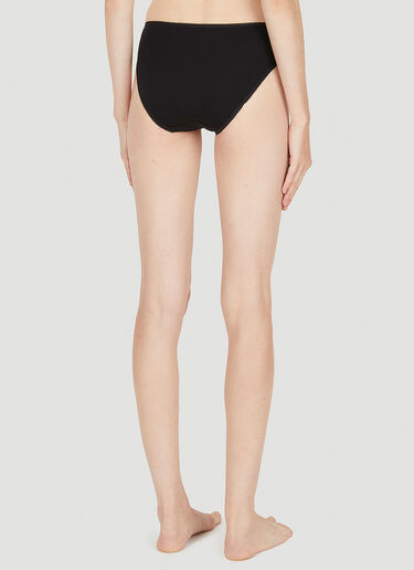 Logo Print Briefs More Joy Logo Print Briefs Black mjy0249002