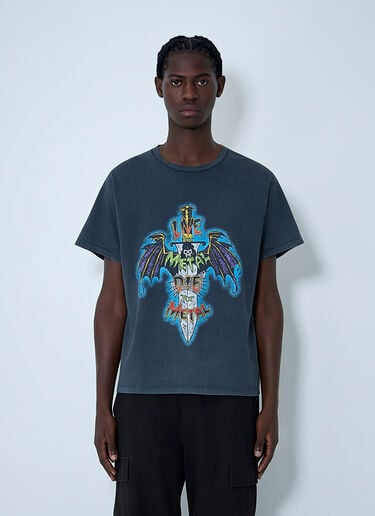 Logo Motif T-Shirt Gallery Dept. Logo Motif T-Shirt Black gdp0162051