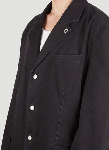 Raf Simons Easy Fit Denim Blazer Black raf0151012