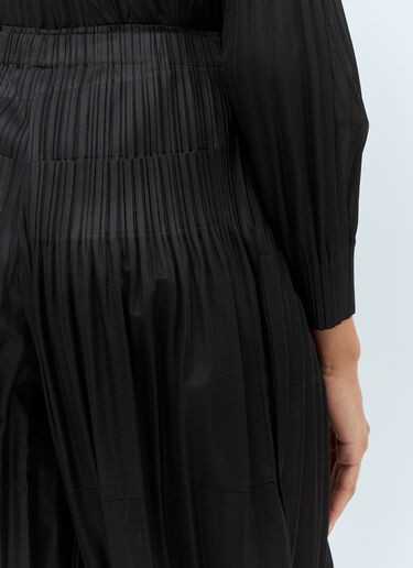 Pleats Please Issey Miyake 毛绒锥形裤 黑色 plp0258011