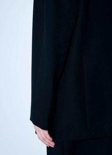 TOTEME Double-Breasted Blazer Black tot0259024