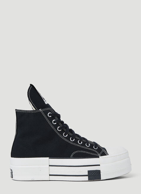 Rick Owens DRKSHDW x Converse Chunky Sole High Top Sneakers Black dsc0354002