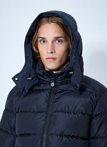 LN-CC® - Moncler: Maya Matte Short Down Jacket - Navy Moncler Maya Matte Short Down Jacket Navy mon0161080