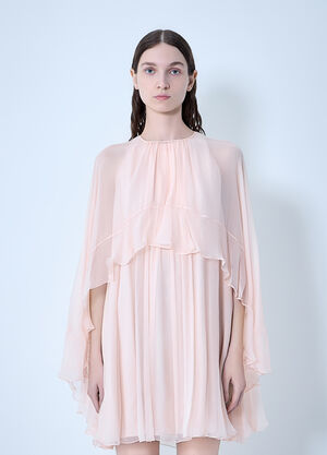 Chloé Silk Thin-Strap Long Dress Pink chl0263052