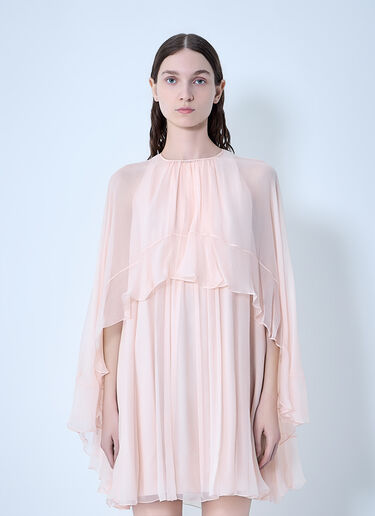 Chloé Silk Thin-Strap Long Dress Pink chl0263052