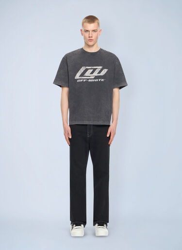 LN-CC® - Off-White: OWR Skate T-shirt - Black Off-White OWR Skate T-shirt Black ofw0164162