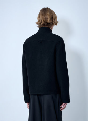 RIER Wool Zip-Up Jacket Black rrr0364003
