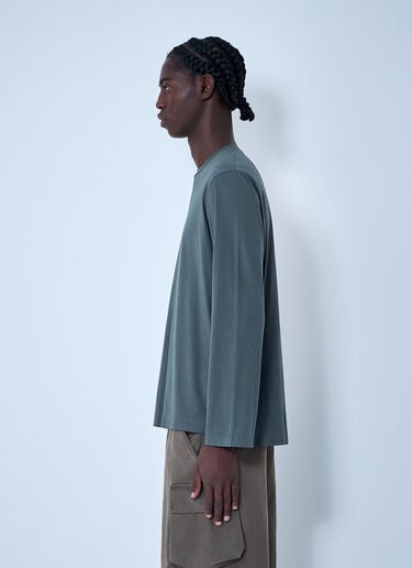 Logo Motif T-Shirt Our Legacy Logo Motif T-Shirt Grey our0162006