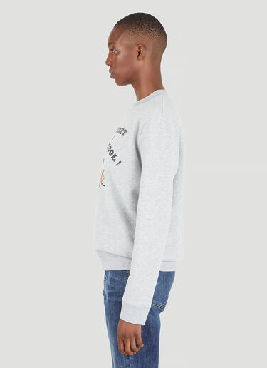 Saint Laurent Snoopy Sweatshirt Grey sla0245037