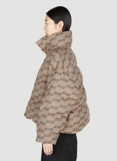 Balenciaga Monogram Puffer Jacket Beige bal0251008