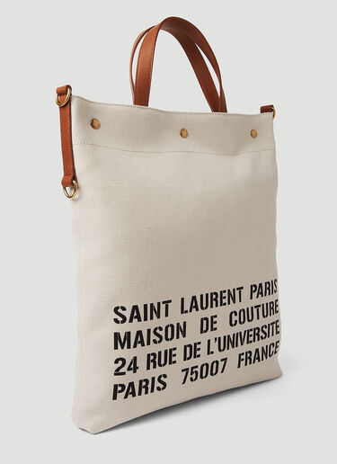 Saint Laurent Universite Tote Bag Cream sla0149062