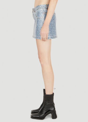 De-Ron-Fsb1 Mini Skirt Diesel De-Ron-Fsb1 Mini Skirt Light Blue dsl0250017