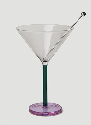 Sophie Lou Jacobsen Piano Set of Two Cocktail Glasses Multicolour spl0351012
