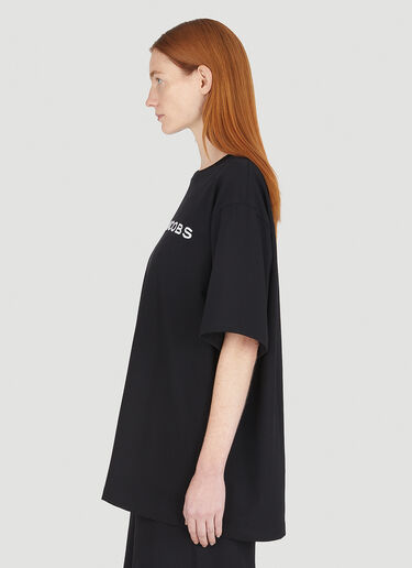 Marc Jacobs Logo Print Big T-Shirt Black mcj0247009
