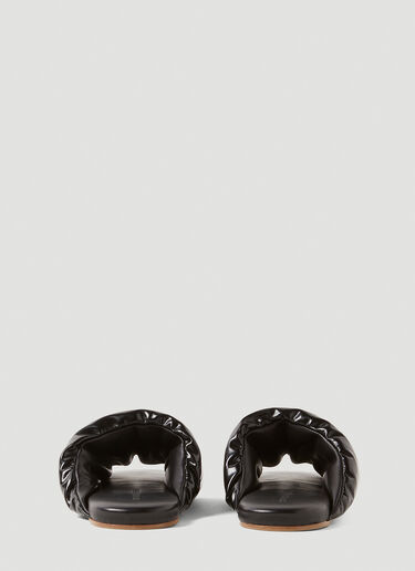 Bottega Veneta フラットパデッドサンダル ブラック bov0251087
