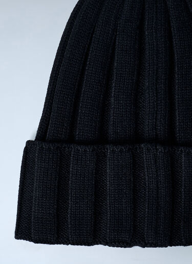 Stüssy Logo Motif Beanie Hat Black sts0162016