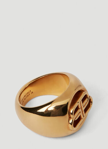 Balenciaga BB Signet Ring Gold bal0250081