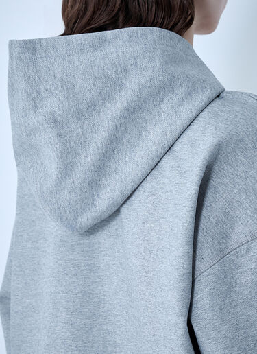 GANNI Isoli Beaded Baby Tiger Print Sweatshirt Grey gan0263004