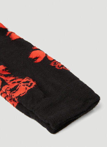 Graphic Print Socks Chopova Lowena Graphic Print Socks Black cho0251014