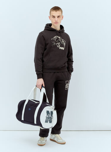 Puma x Noah Logo Print Duffle Bag Navy pun0156001