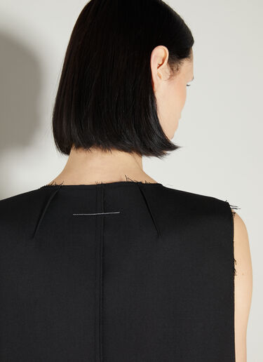 Raw Trims Dress MM6 Maison Margiela Raw Trims Dress Black mmm0254003
