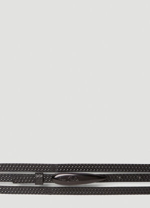 Max Mara Weave Belt Black max0258048