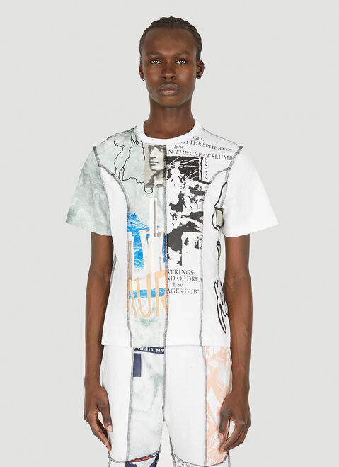 Boiler Room x P.A.M. Upcycle Smooth Pace T-Shirt Red bor0350005