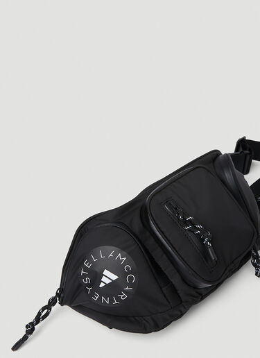 adidas by Stella McCartney 로고 프린트 벨트백 블랙 asm0251039