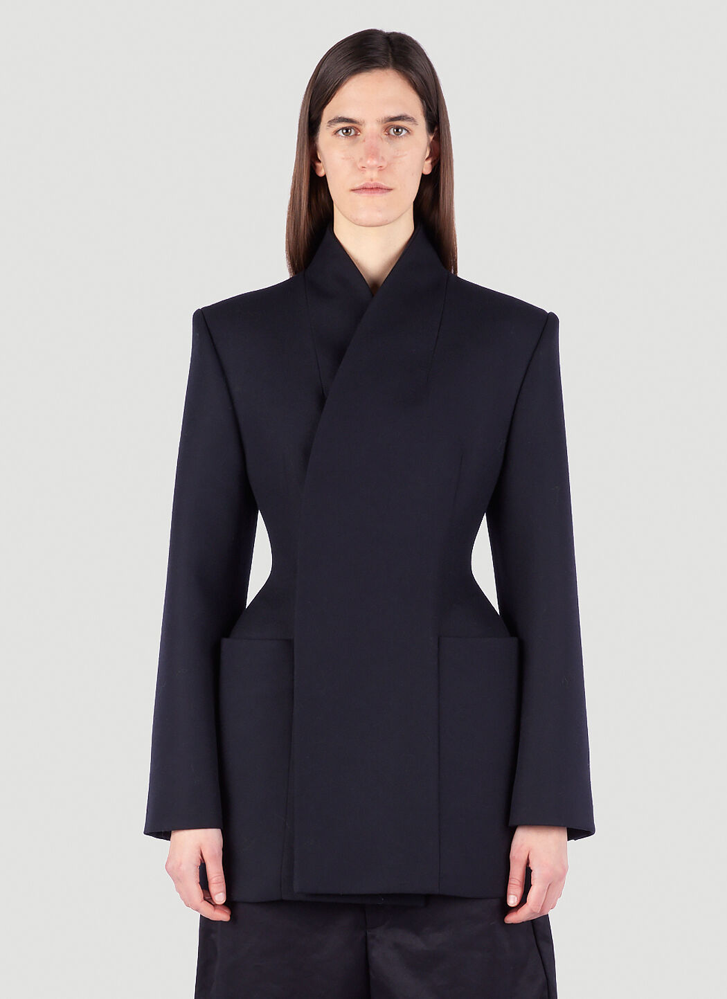 Balenciaga hourglass cheap blazer sale