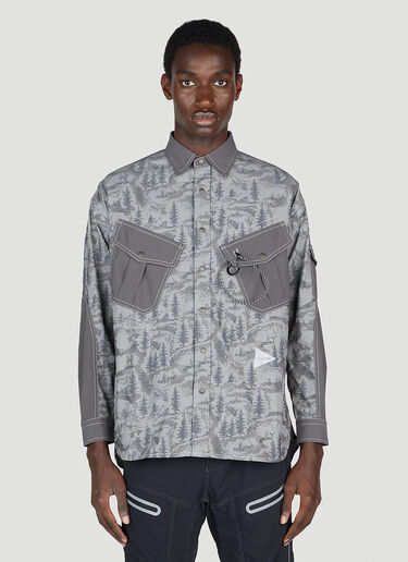 And Wander In The Mountain Shirt Grey anw0152013
