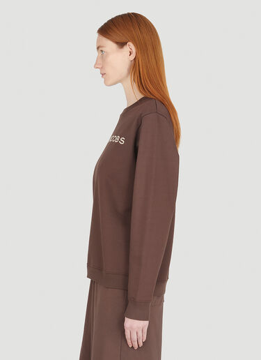 Marc Jacobs 徽标印花运动衫 棕色 mcj0247011