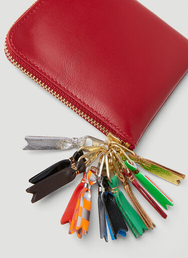Comme des Garçons Wallet Zipper Pull Wallet Red cdw0351025