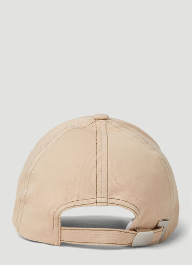 Balmain Logo Embroidery Baseball Cap Beige bln0151049