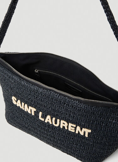 Saint Laurent 르 라피아 숄더백 블랙 sla0151076