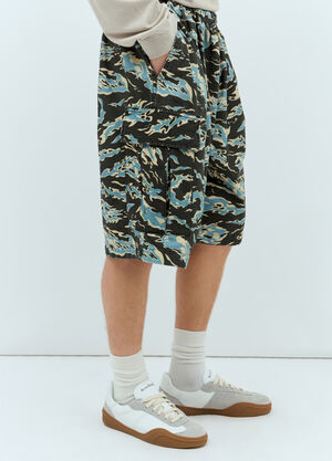 Acne Studios Printed Ripstop Shorts Black acn0157010