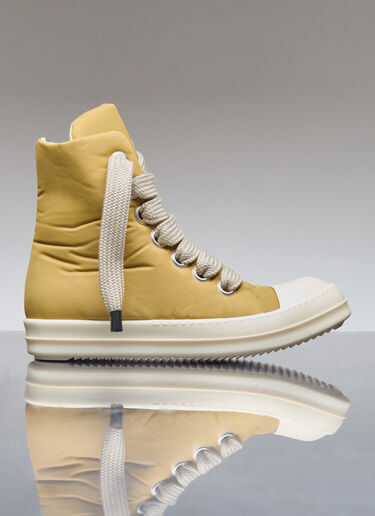 Rick Owens DRKSHDW Jumbo Lace Puffer Sneakers Yellow drk0156023