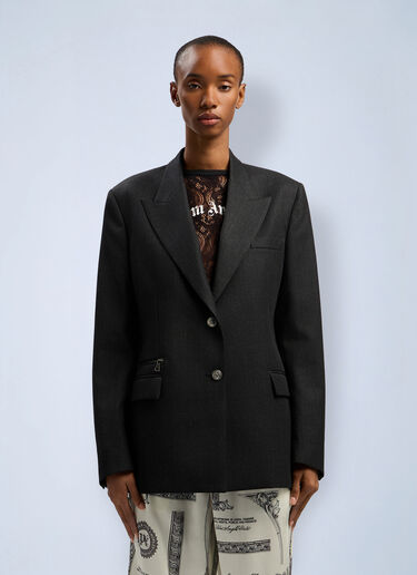 Urban Tailoring Blazer Palm Angels Urban Tailoring Blazer Grey pma0262116