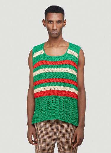 Gucci Knitted Vest Top Green guc0140024