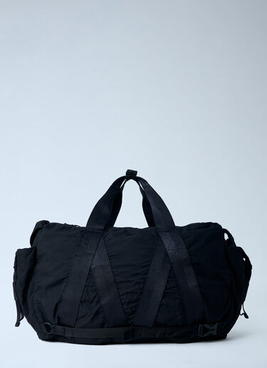 Logo Motif Duffel Bag Massimo Osti Studio Logo Motif Duffel Bag Black mao0164003