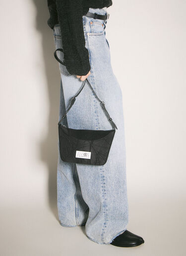 MM6 Maison Margiela 数字尼龙单肩包 黑色 mmm0257015