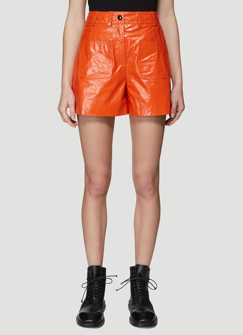 Moncler + Rick Owens Front Patch Pocket Shorts Black mcs0355014