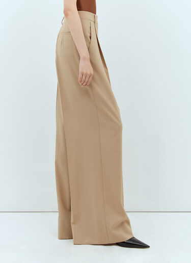 Sportmax Wool Tailored Pants Beige spx0257005