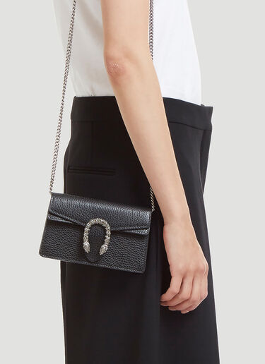 Gucci Dionysus Super Mini Shoulder Bag Black guc0229017