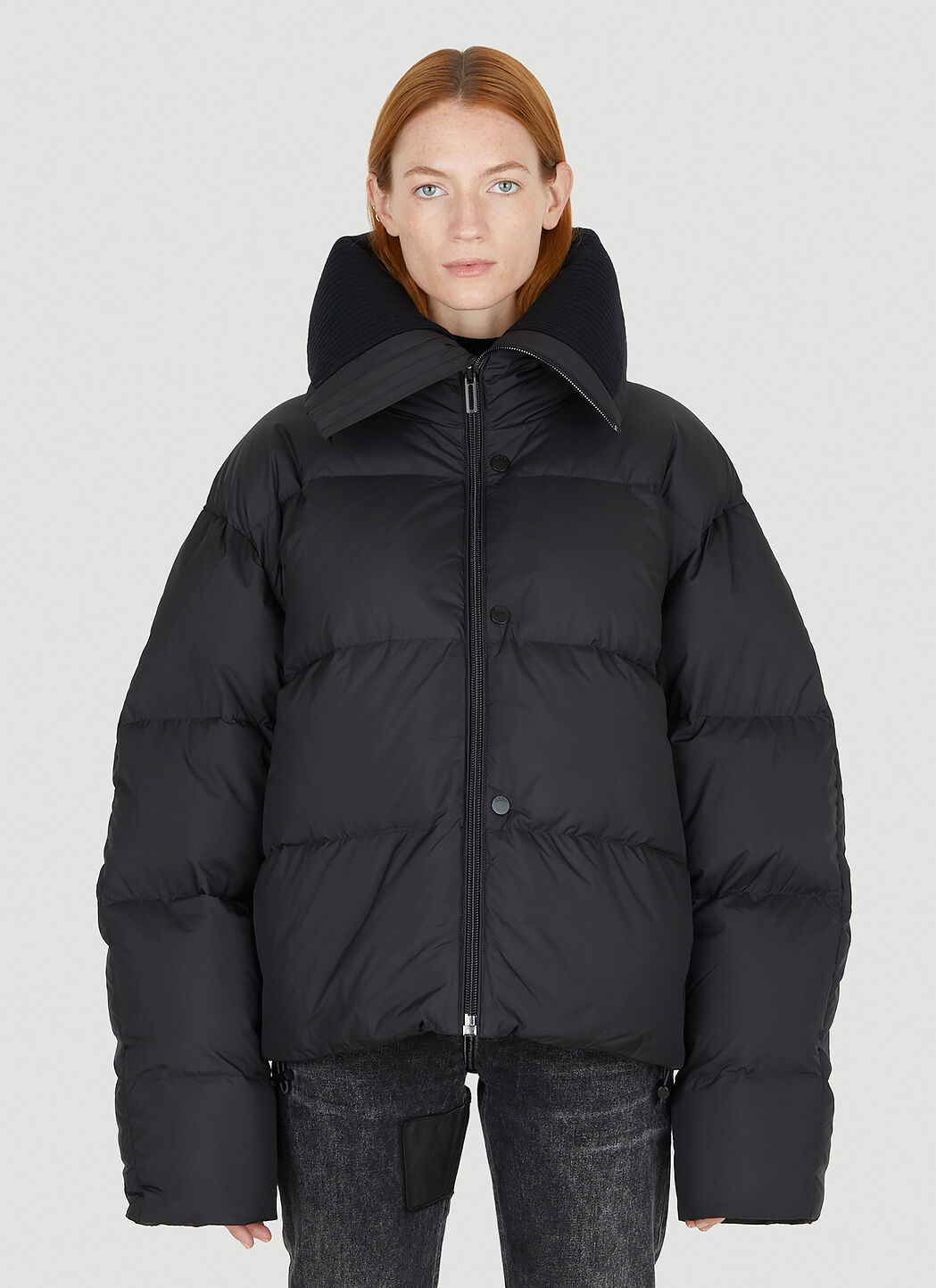 Black ultimate deals oversized padded jacket