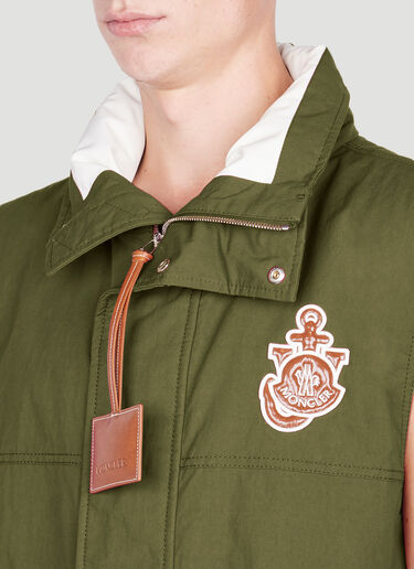 Tryfan Gilet Jacket 1 Moncler JW Anderson Tryfan Gilet Jacket Green mjw0152002