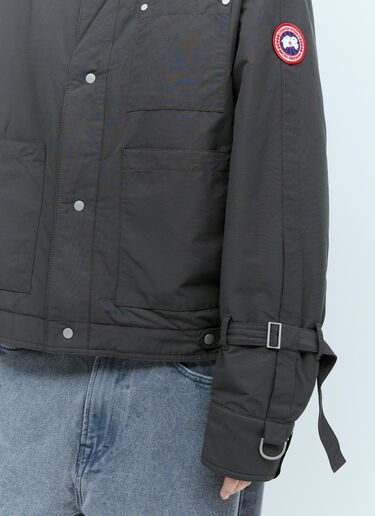 Canada Goose X Rokh 扣带卡车司机衬垫夹克 黑色 cnr0253001