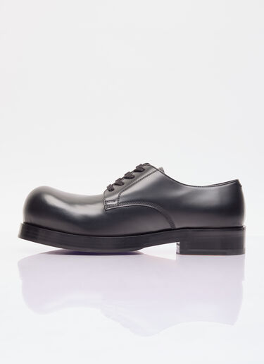 Bottega Veneta Leather Helium Lace-Up Shoes Black bov0156009